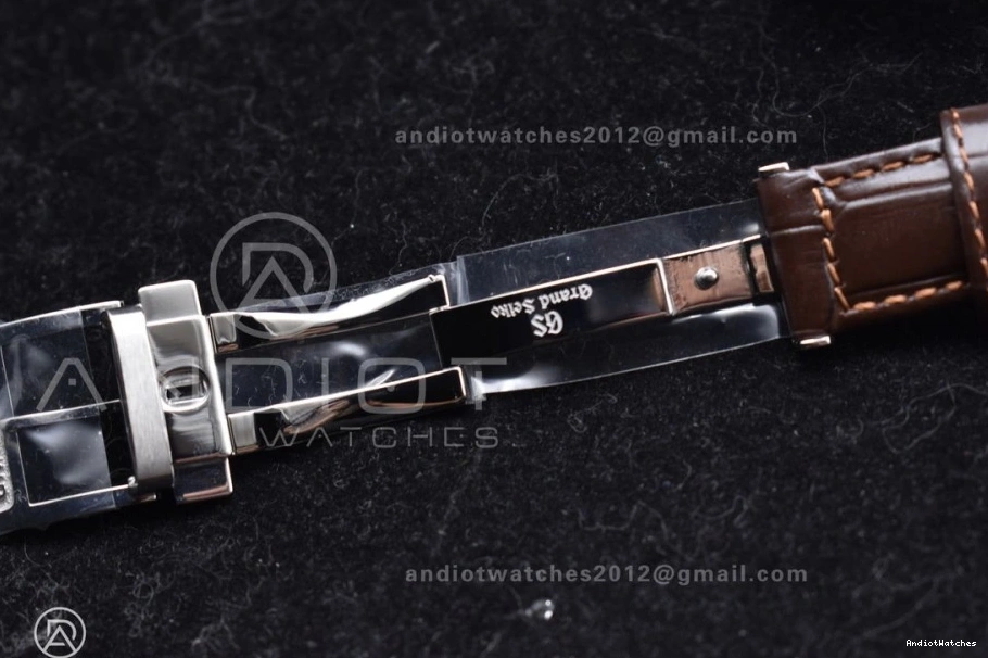 886 Leather Strap GSF 1:1 GMT Seiko NH Elegance Dial on SS Grand Brown Best Cream Reliable Edition 0710